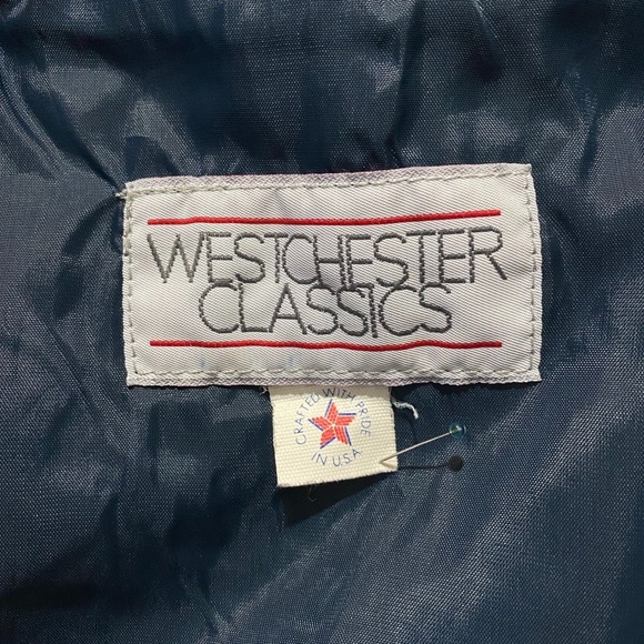 WESTCHESTER CLASSICS Blue Racer Jacket Size XL - Picture 7 of 8